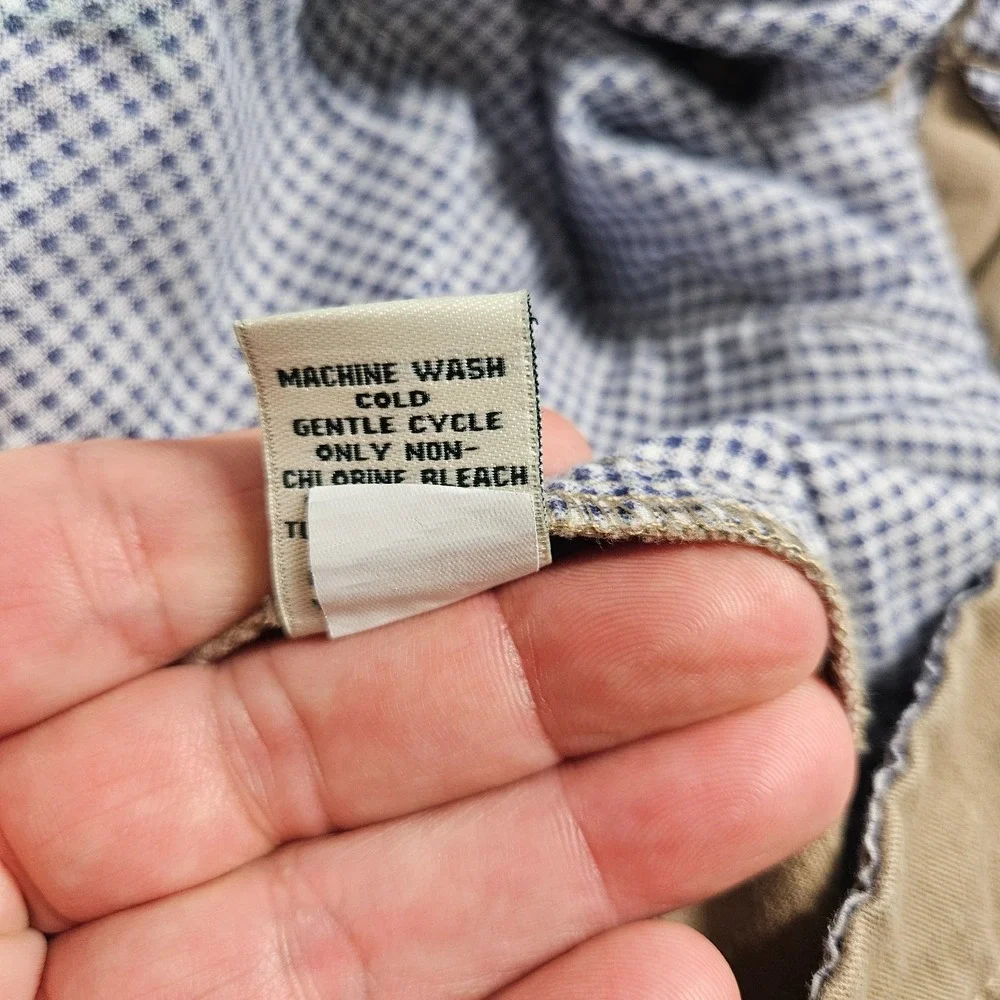 Southern Pines Shorts Men 36 Stretch Beer Mug‎ Print Khaki